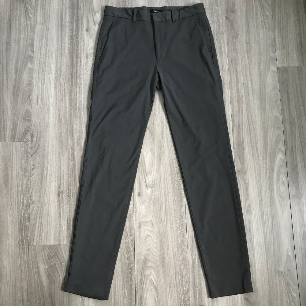 THEORY PETERSON GRAY CHINO SLIM STRAIGHT MEN 30
